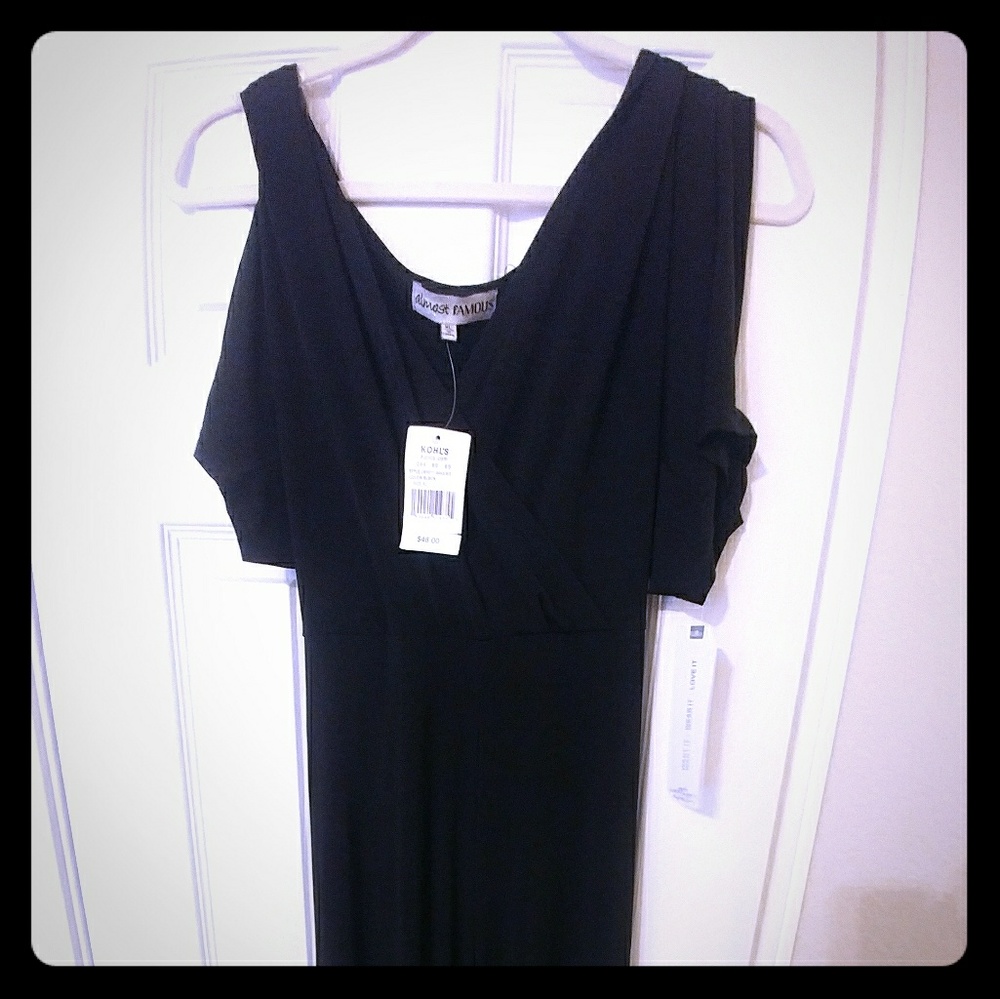 Almost Famous Black Jumpsuit Size Junior's XL